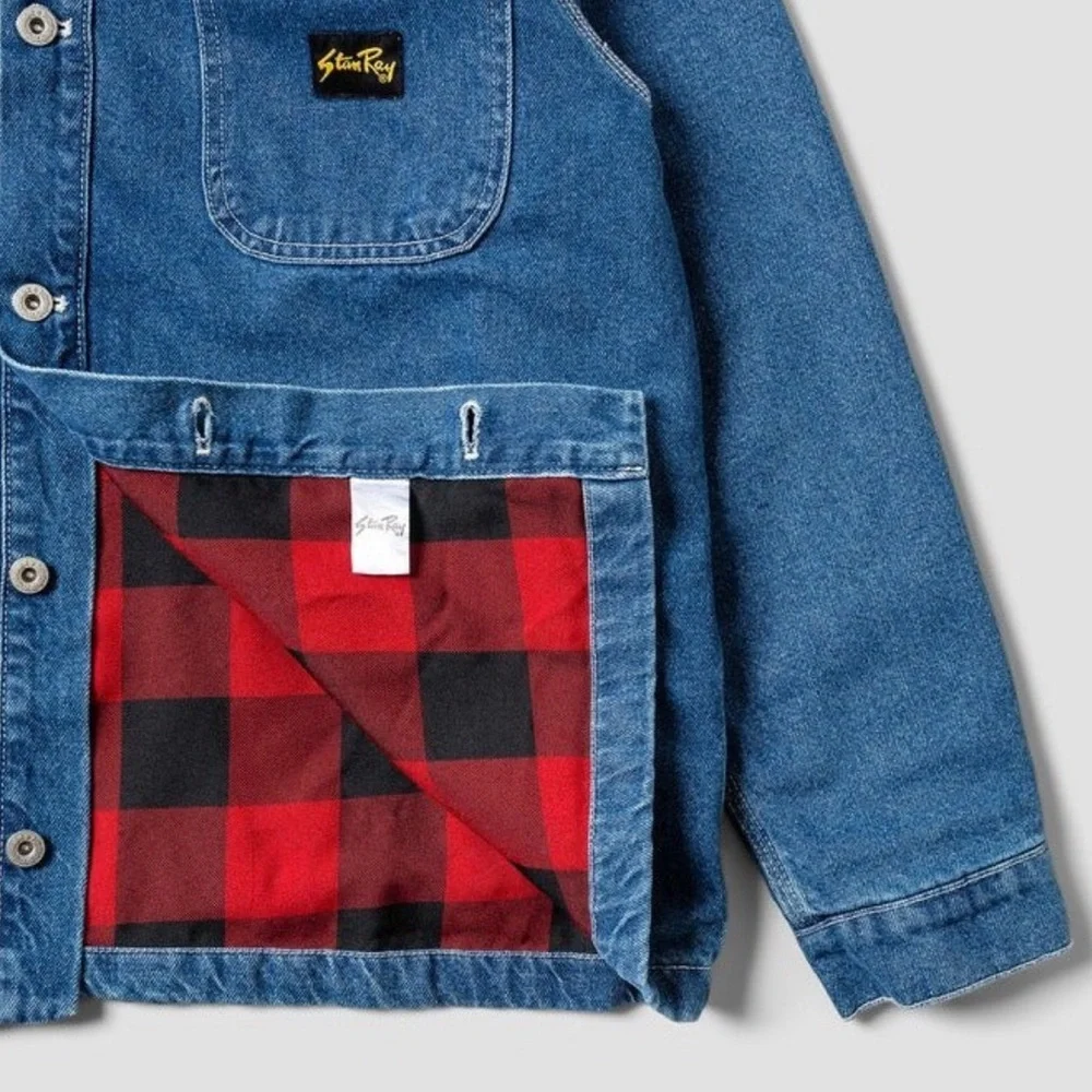 Stan Ray Winter Barn Coat - Vintage Stonewashed Denim, Men’s Medium NWT - Picture 6 of 6